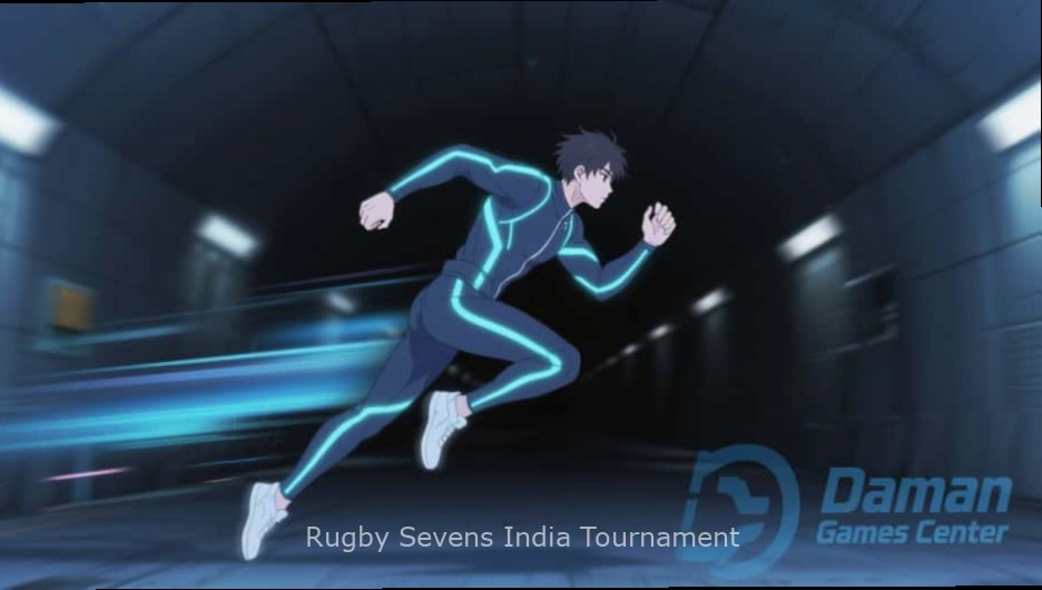 Mumbai Lions - Rugby Sevens India Tournament Mumbai Lions team posing for group photo in blue jerseys
